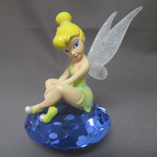 Tinkerbell Fairy Figurine Disney Always True Blue Pixie Sparkles