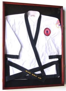 Karate Martial Arts Belt Uniform Jersey Display Case L