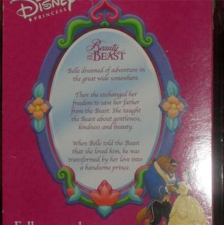 Disney BELLE Porcelain PRINCESS Keepsake DOLL Brass Key 16 2002