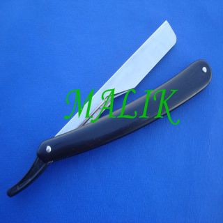 Disposable Blade Straight Razor Black Barber New