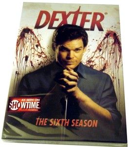 Dexter The Sixth Season (DVD, 2012, 4 Disc Set)