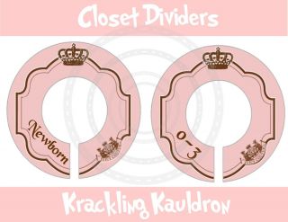 Custom Closet Dividers Pink Juicy Couture Baby Closet Dividers