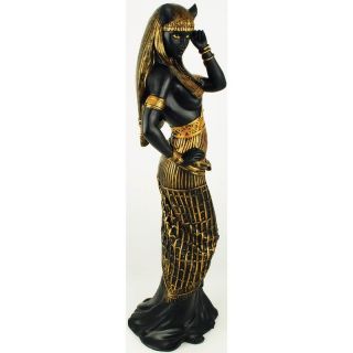 Bastet Feminie Divine Goddess of Cats Protection Egyptian Deity Statue