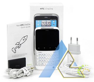 HTC Cha Cha A810 A810e Silver Phone Android WiFi 4GIFTS
