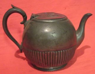 James Dixon Sons Silver Plate Tea Pot Sheffield 2033