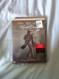 Wyatt Earp DVD New SEALED Kevin Costner Dennis Quaid 2D