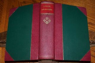 1876 Bibliophile BIBLIOMANIA Thomas DIBDIN Books Rare Antique LEATHER