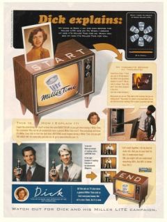 1997 miller lite beer dick explains tv ads ad