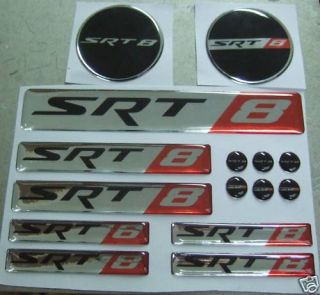 SRT8 Emblem Set Dodge Charger RAM Challenge Mopar SRT 8