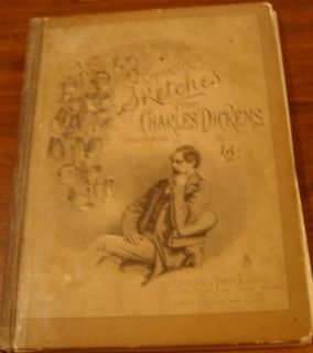 1891 Dickens Tuck Print Kyd Pickwick Papers Trotty Veck