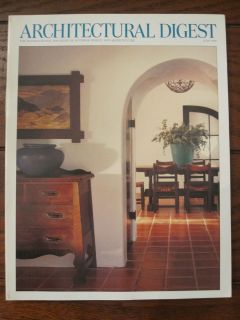 Architectural Digest July 1999 Diane Keaton Mary McFadden RARE