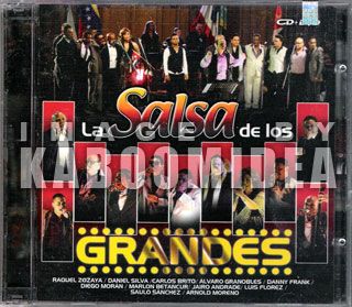 CD + DVD LA SALSA DE LOS GRANDES NEW Raquel Zozaya Saulo Sanchez Diego