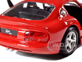 DODGE VIPER GTS COUPE RED 124 DIECAST MODEL CAR BY BBURAGO 22048