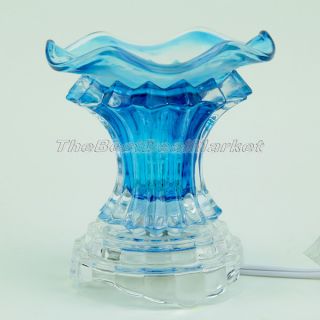 Electric Fragrance Oil Lamp Diffuser Warmer Burner 80749 Blue