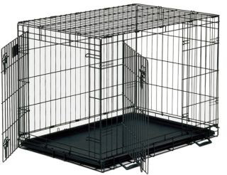 Foldable Folding Wire Dog Cage Pet Crate 42