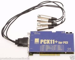 Digigram PCX11 PCI AES EBU Broadcast Audio Sound Card