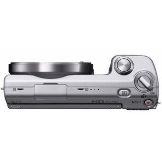 Sony Alpha NEX 5 Silver Digital Camera Bundle 2 Lenses