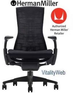  Embody Ergonomic Computer Office Desk Task Chair Black Balance