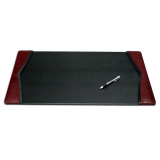 dacasso burgundy leather desk pad product description this desk pad
