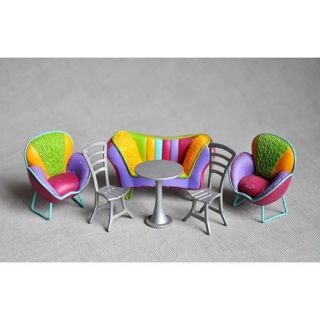 Dollhouse Miniature Mini Colorful 6pcs Set Furnitures