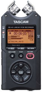 tascam dr 40 portable digital recorder our price $ 199 99