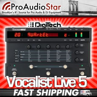 DigiTech Vocalist Live 5 Vocal Processor PROAUDIOSTAR