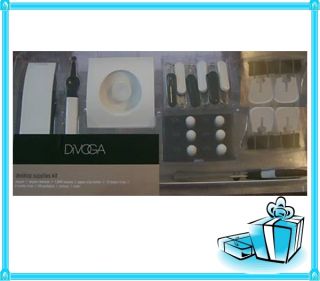 Divoga Office Home Desktop Supplies Kit Black White