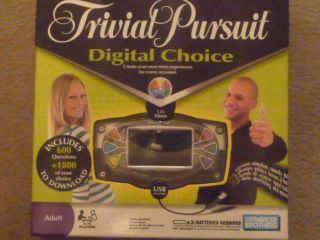 New SEALED Trivial Pursuit Digital Choice Parker Bros