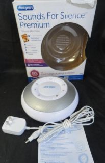 The First Years Y7351 Sounds for Silence Nursery Sound Machine White