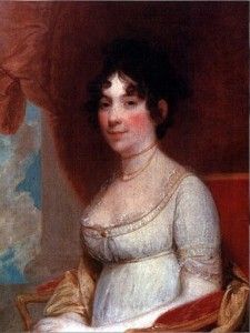 Dolley Madison Mrs James Madison Stuart Oil Repro
