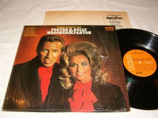 Porter Wagoner Dolly Parton The Best of 1971 Country LP VG Vinyl
