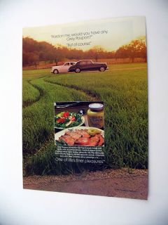 Grey Poupon Dijon Mustard 1985 Print Ad Advertisement