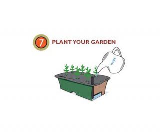 wheeled garden box growing kit with fertilizer dolomite 2 germination