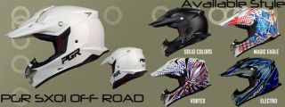 Black Motocross MX Off Road Dirt Bike Buggy ATV Quad Dot Helmet