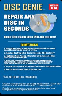 Disc Genie Repair Scratches in Games CD DVD in Seconds ★AS Seen on