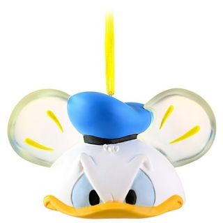 New Disney Parks Donald Duck Mickey Ear Hat Ornament Christmas Limited