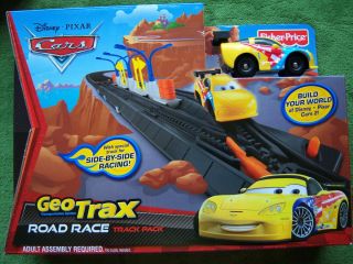Disney Pixar Cars 2 Geo Track Dirt race track pack Fisher Price ages 2
