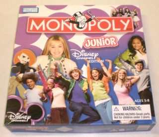   Parker Brothers MONOPOLY JUNIOR Disney Channel Edition game Complete