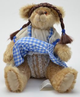 Collectible Dorothy The Wonderful Wizard of oz Teddy Bear Jaymar