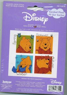  Cross Stitch Kit Disney Pooh Seasons