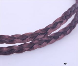  Double 2 strand Hairband Stretch Elastic Headband Hair Extension