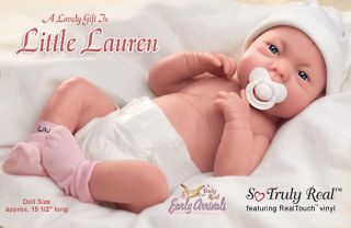 Lovely Gift Is Little Lauren So Truly Real Lifelike Baby Doll