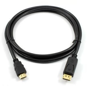 Display Port DP to HDMI Cable Male Converter Gold 1080p Line 1 5M