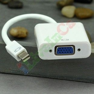 New Mini DisplayPort to VGA Cable Adapter MacBook Air