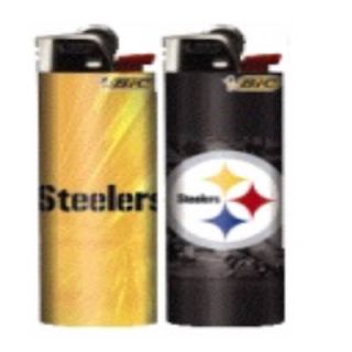 Lot of 2 Pittsburgh Steelers BIC Disposable Lighters LOT1