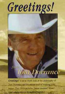 Greetings Tom Dorrance Horse Training Video on DVD