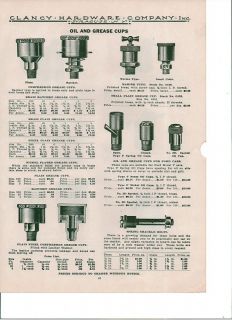 1919 Dover Automobile Oil Cup Funnel Measures Copper Ad