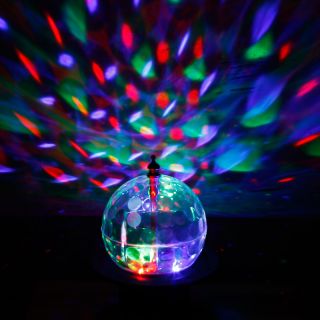  Crystal Magic Ball Stage Lighting Disco DJ Effect Light EU Plug