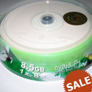  DL Printable Blank DVD D9 8 5GB 8 5 GB Dual Double Layer Disks