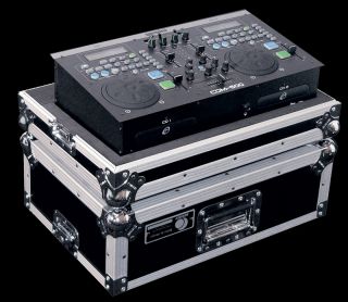  cases frcdm flight ready dj cd mixer player medium duty ata case new